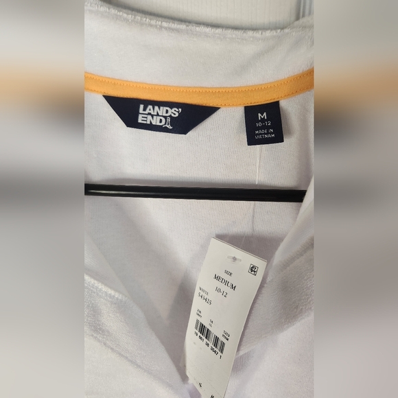 Lands' End White Short Sleeve Top - Picture 3 of 3